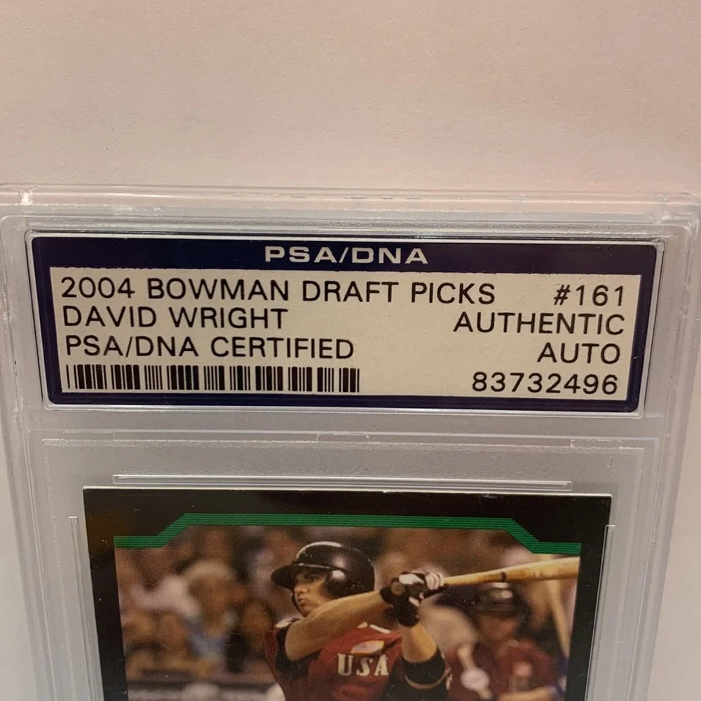 2004 Bowman Draft Picks David Wright #161 PSA/DNA Certified (MISC8)
